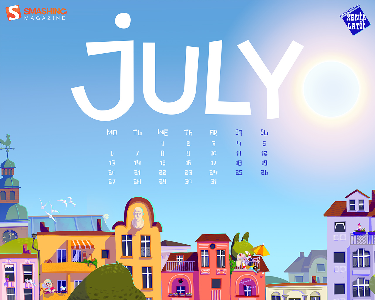 Desktop Wallpaper Calendars July Smashing Magazine
