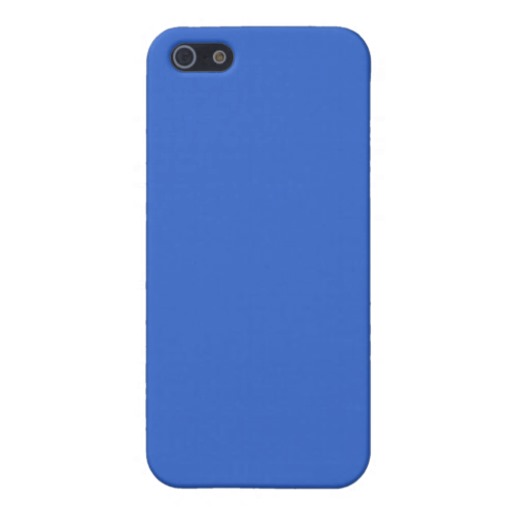 3366cc Solid Blue Background Color Template iPhone Case