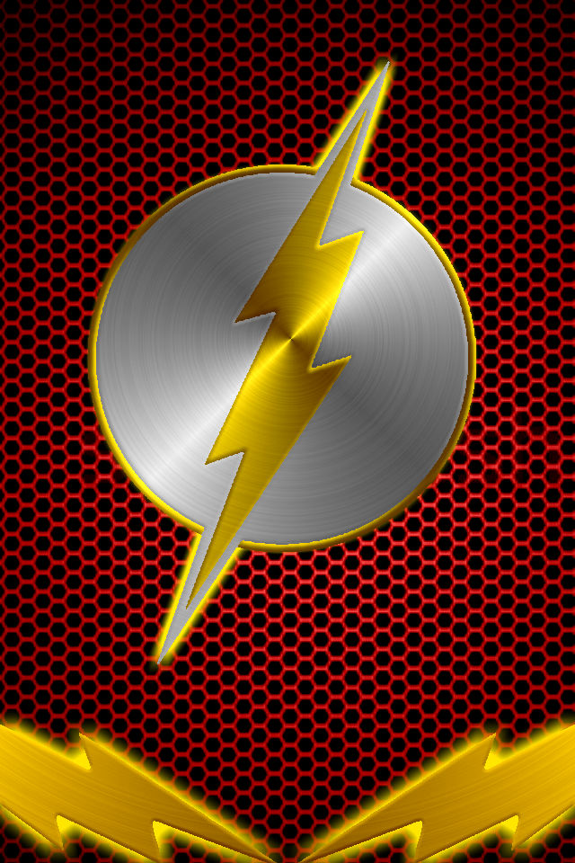 The Flash Logo Iphone Wallpaper Cyborg Background By