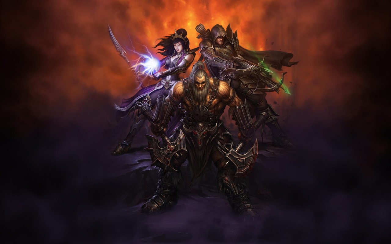 Diablo Iii Wallpaper Background Image Picture Demon Hunter Barbarian