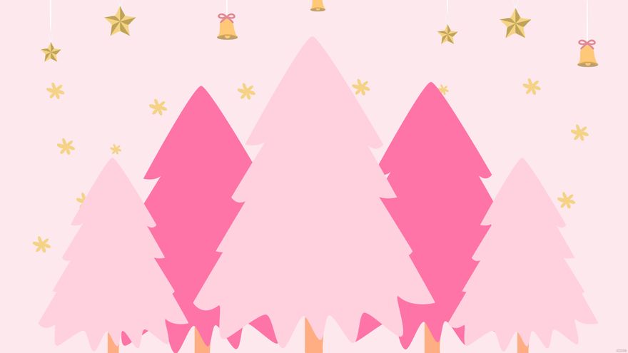 Pink Christmas Wallpaper