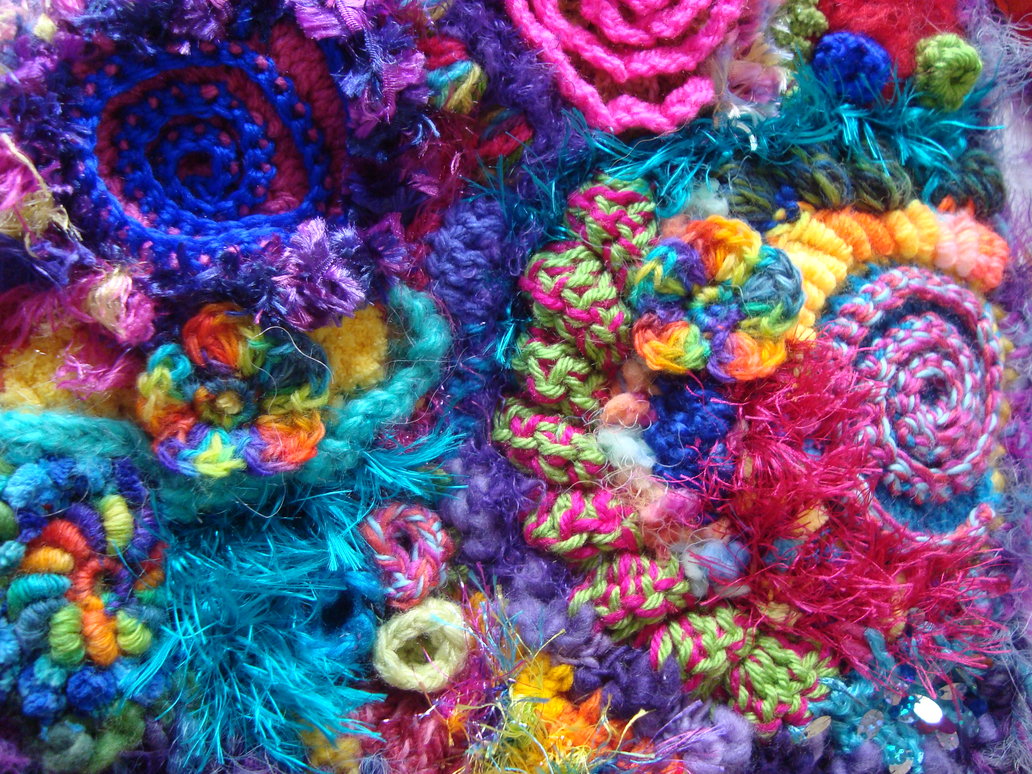Rainbow Yarn Background Pixshark Image
