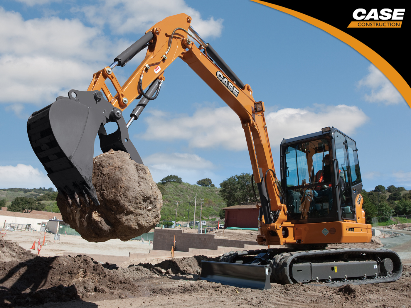 Case Cx55b Mini Excavator Equipment Construction