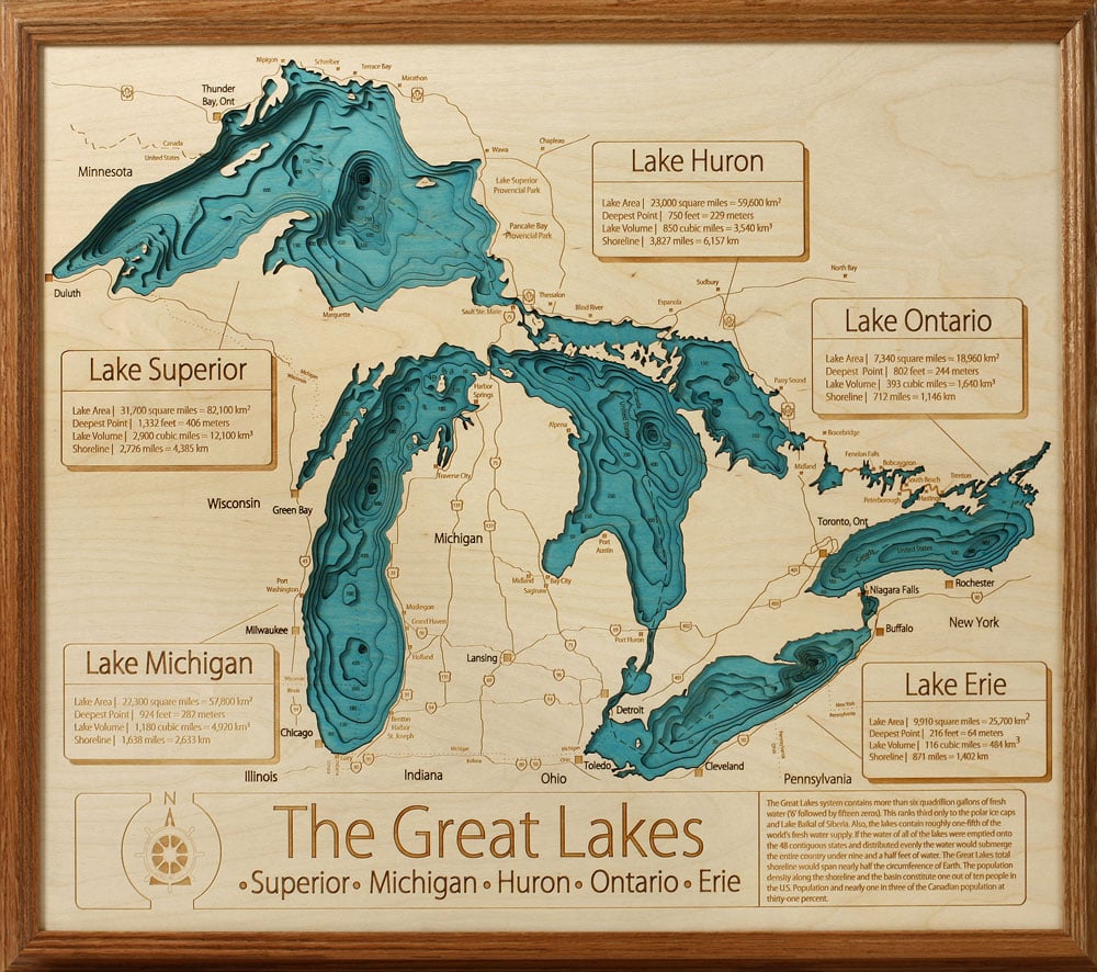 Great Lakes 3D Depth Map   Grandpa Shorters 1000x886