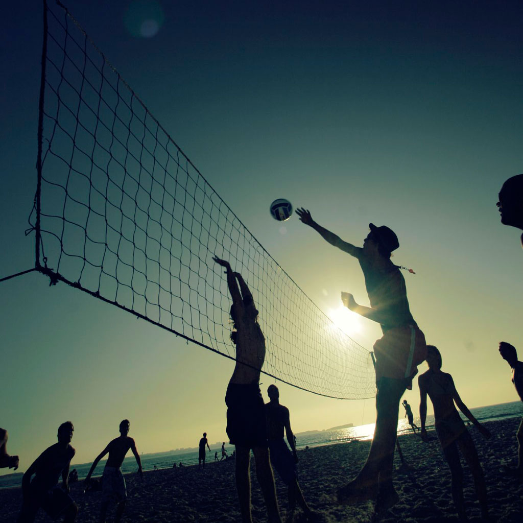 Beach Volleyball iPad Wallpaper