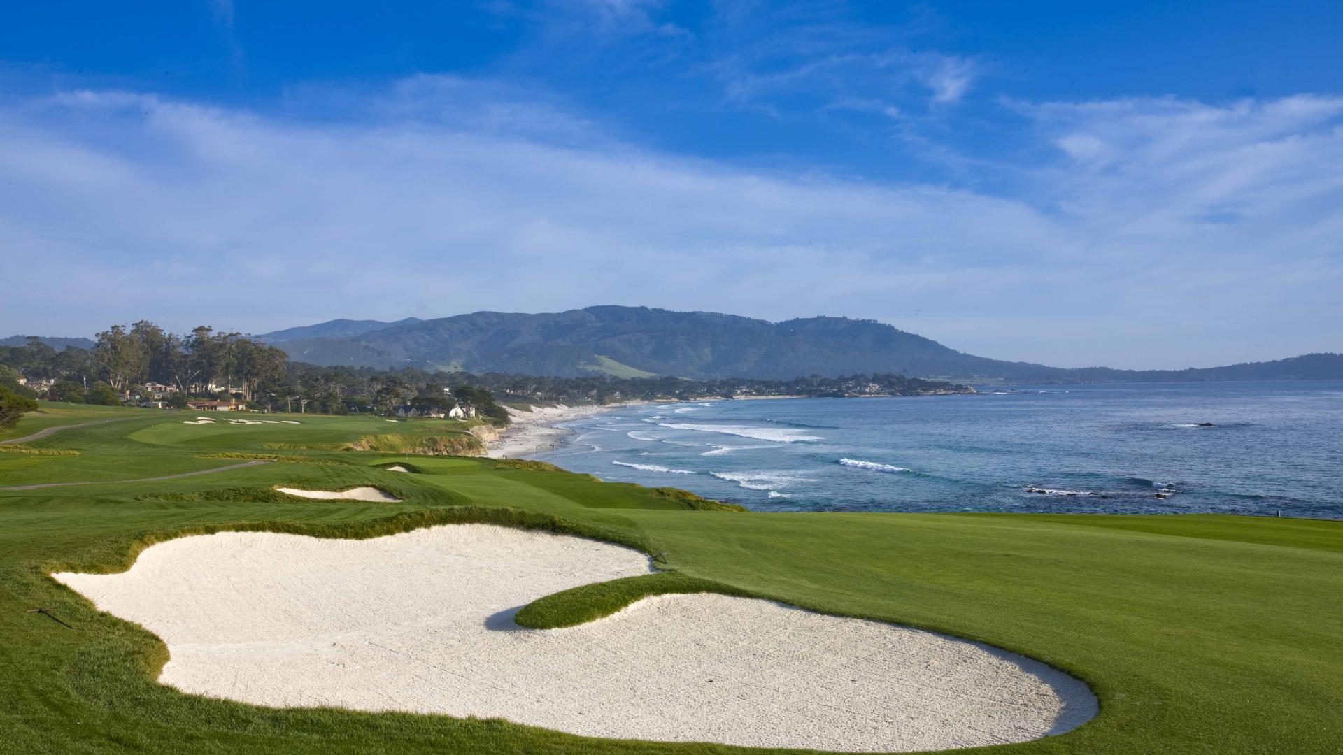 Pebble Beach California HD Wallpaper Of