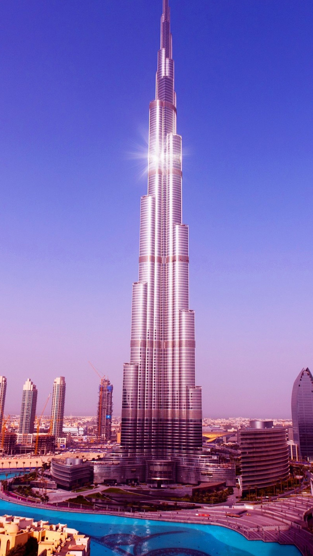 Burj Khalifa iPhone Wallpaper Tags Dubai Skyscraper Tower