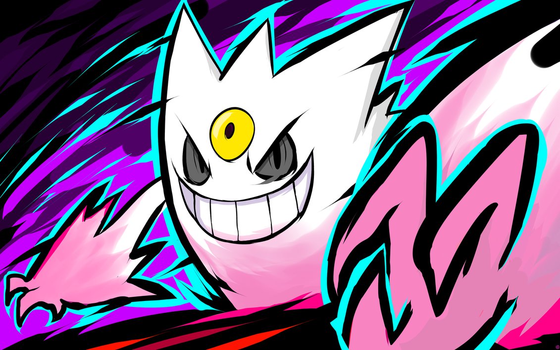 Free Download Shiny Mega Gengar Nightmare By Ishmam On 1131x707 For 