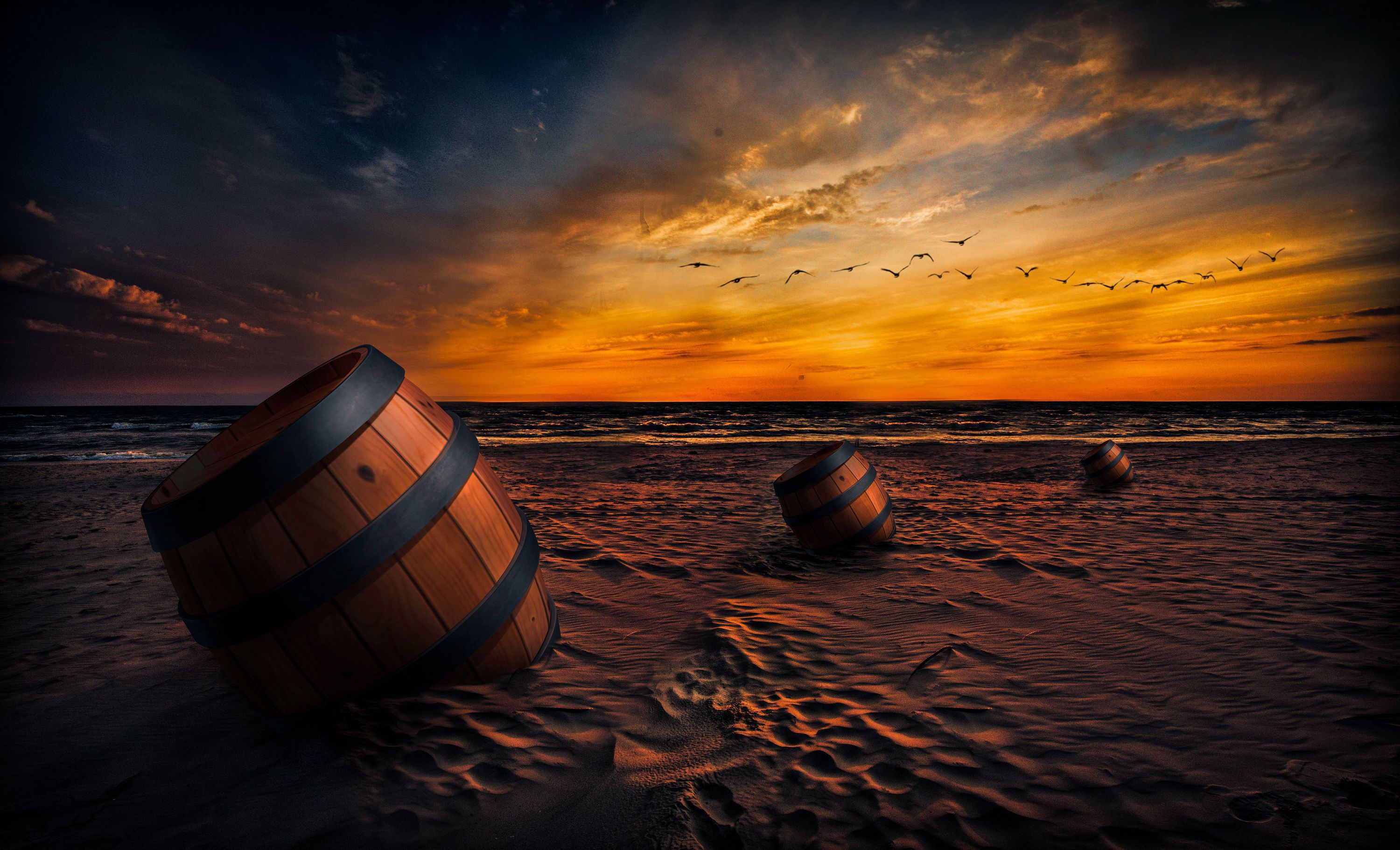 🔥 Download Beach Sunset Background Beautiful Photoshop by @athompson95