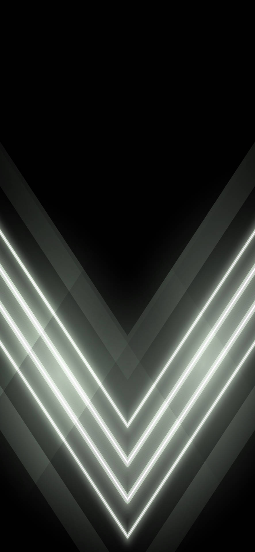 White Neon Aesthetic Picture Wallpaper