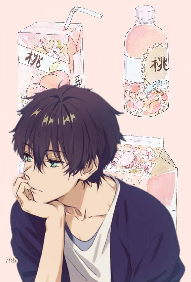 Sad Anime Boy H Tar Oreki Aesthetic Wallpaper