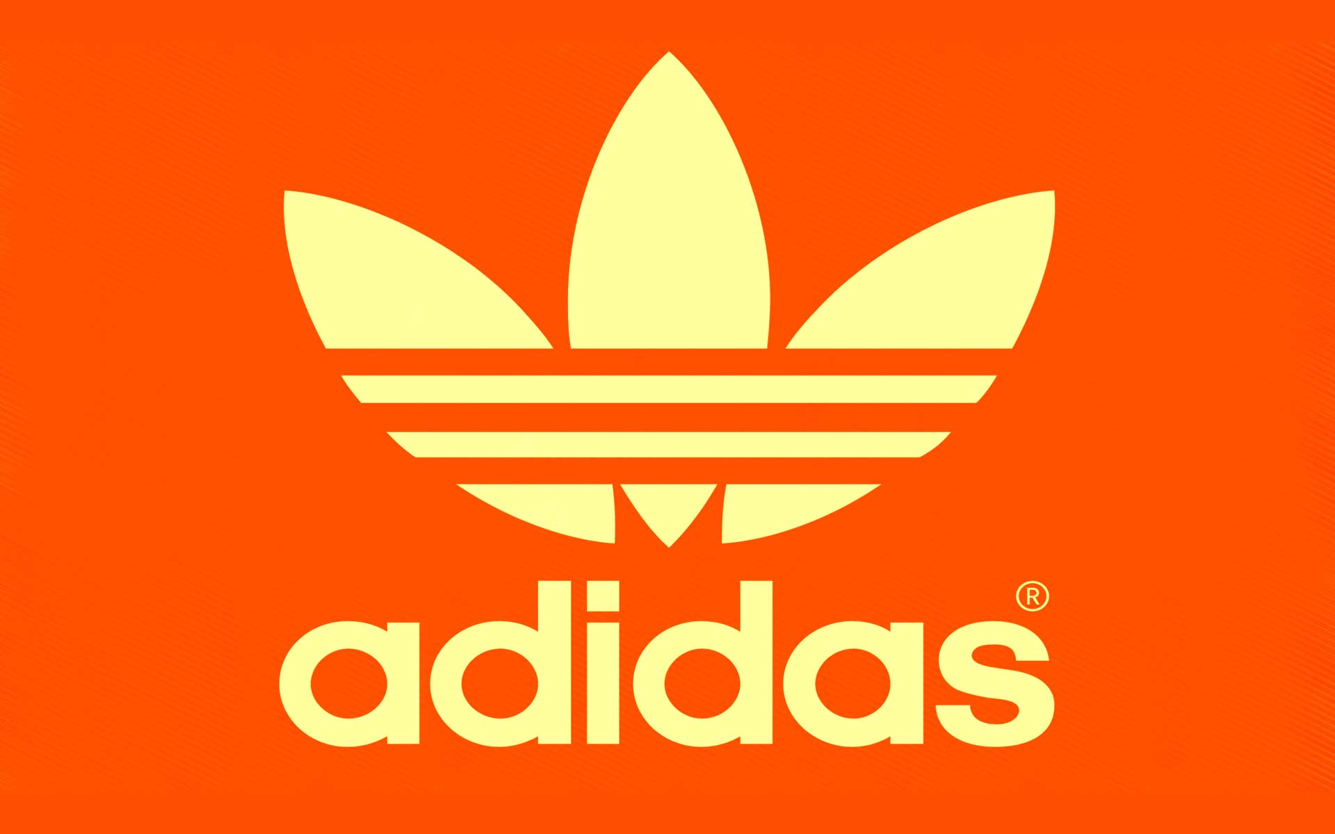 Wallpaper Adidas Orange Logo