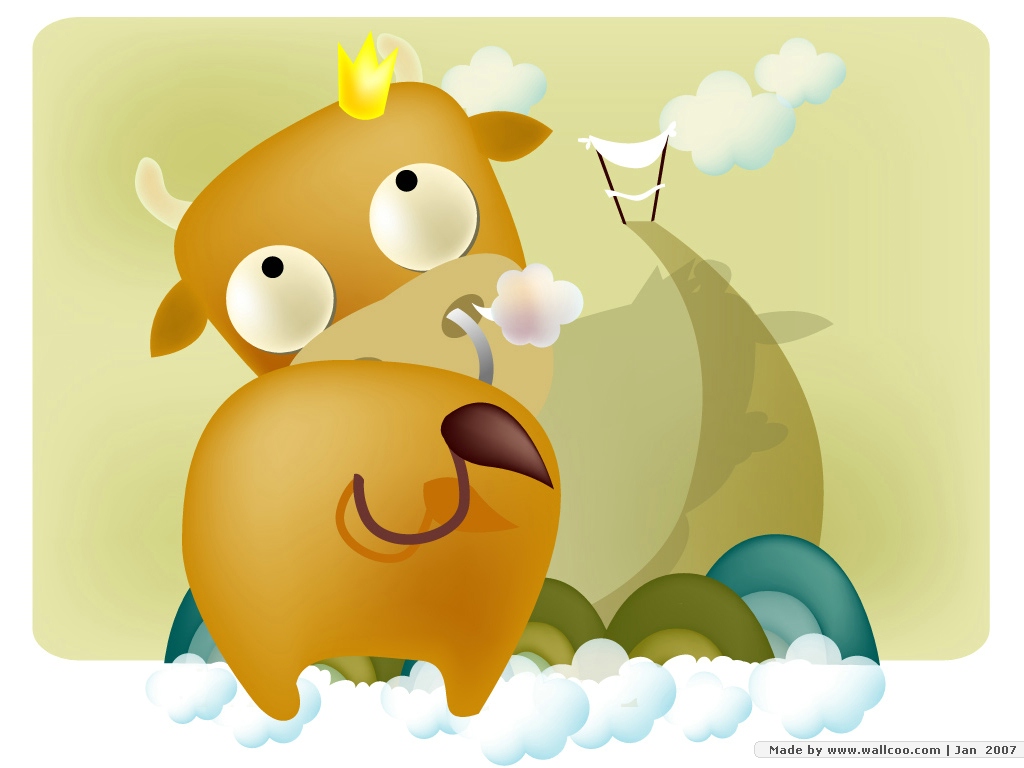 Chinese Zodiac Animals Cartoons No Desktop Wallpaper