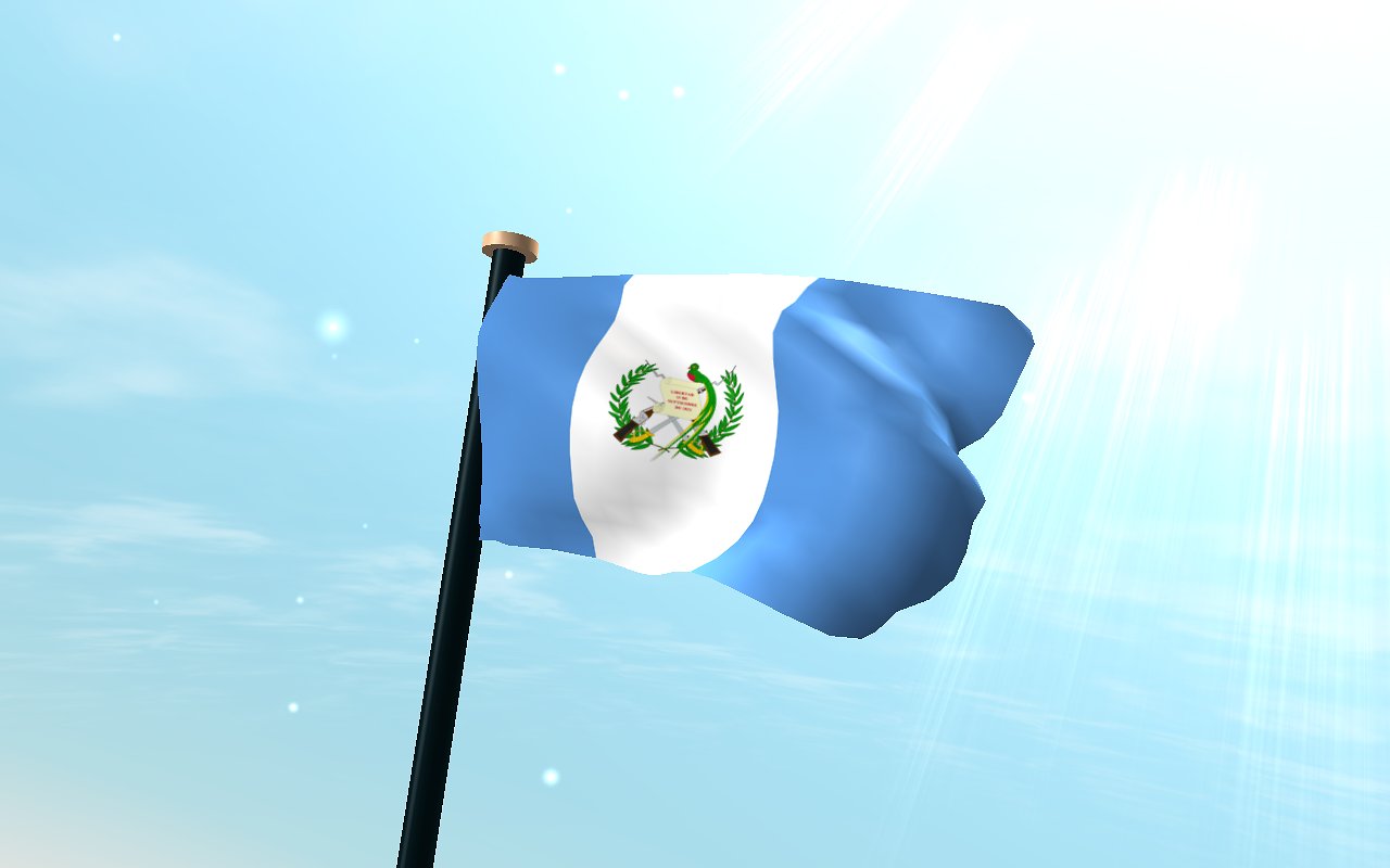 Guatemala Flag 3d Wallpaper