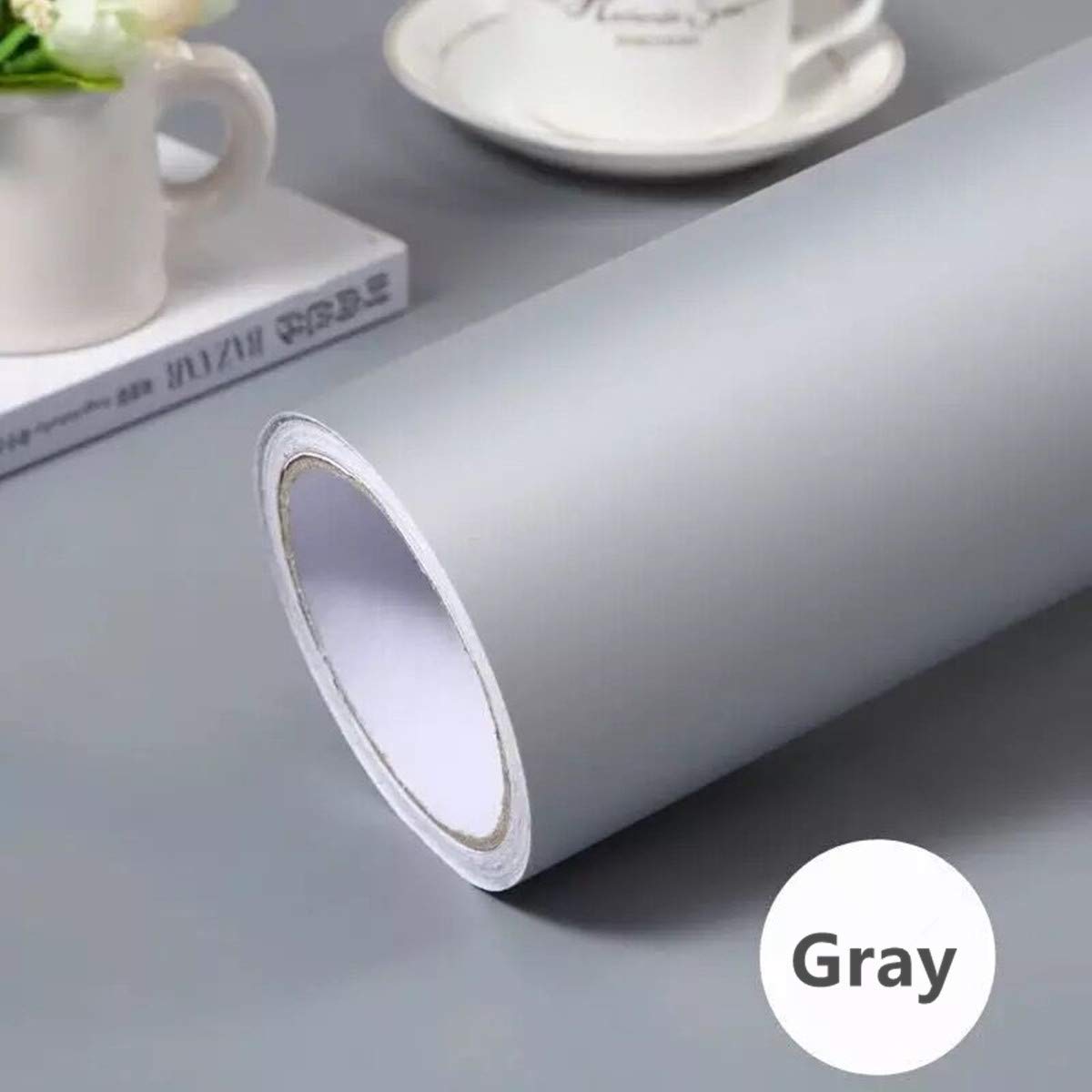 Amazon Gray Self Adhesive Wallpaper Selfadhesive Film Stick