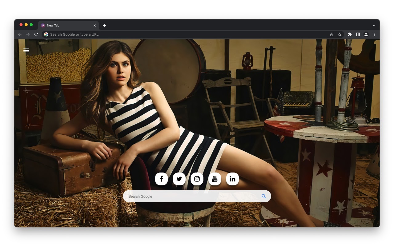 Alexandra Daddario Wallpaper Google Chrome Theme And
