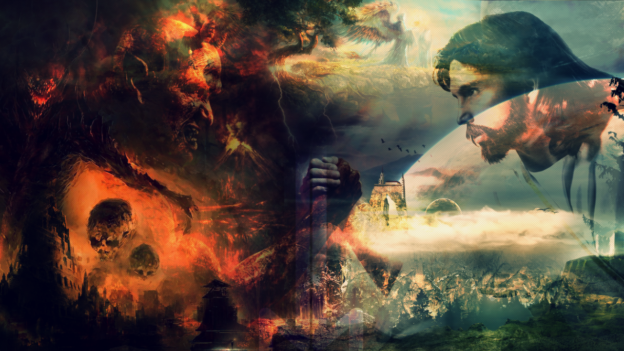 Heaven And Hell Wallpaper Wallpapersafari