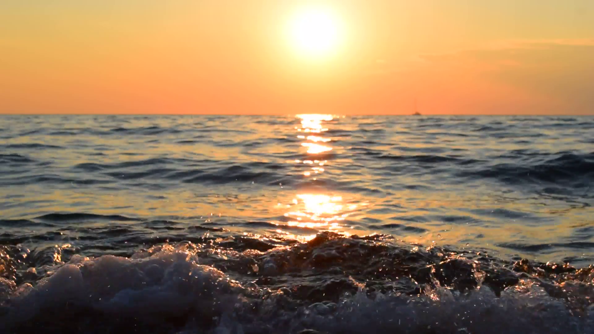 Sea sunset video background Stock Video Footage   Storyblocks Video