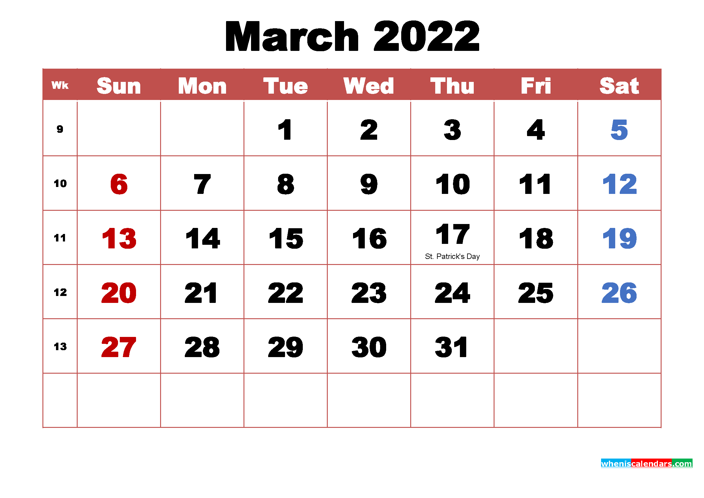  download March 2022 Calendar Wallpaper High Resolution 2339x1654
