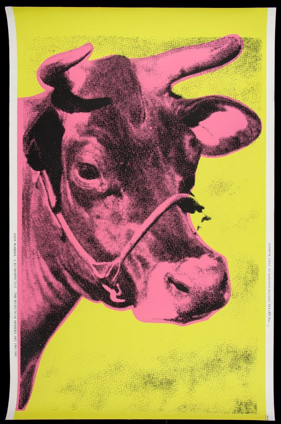 Andy Warhol Cow Wallpaper Pink Version Lot