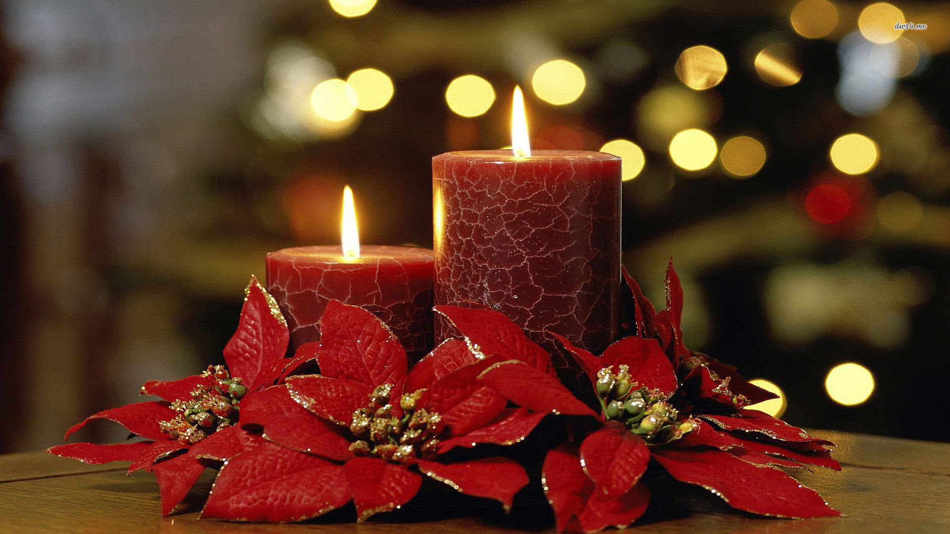 Christmas Candle Wallpaper