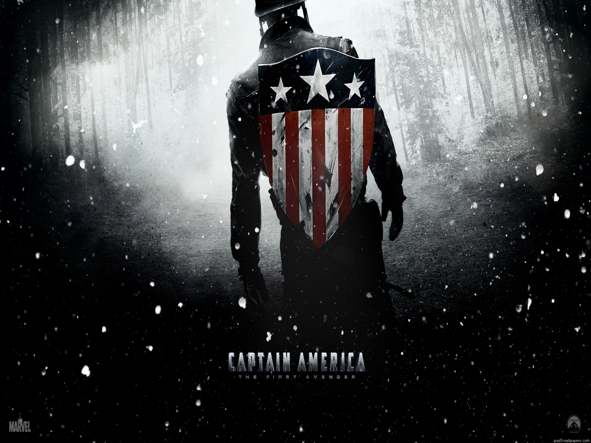 Captain America iPad Wallpaper Movie Background