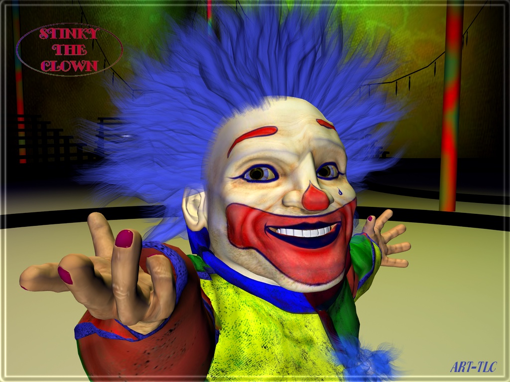 Wallpaper By Art Tlc Creepy Clowns