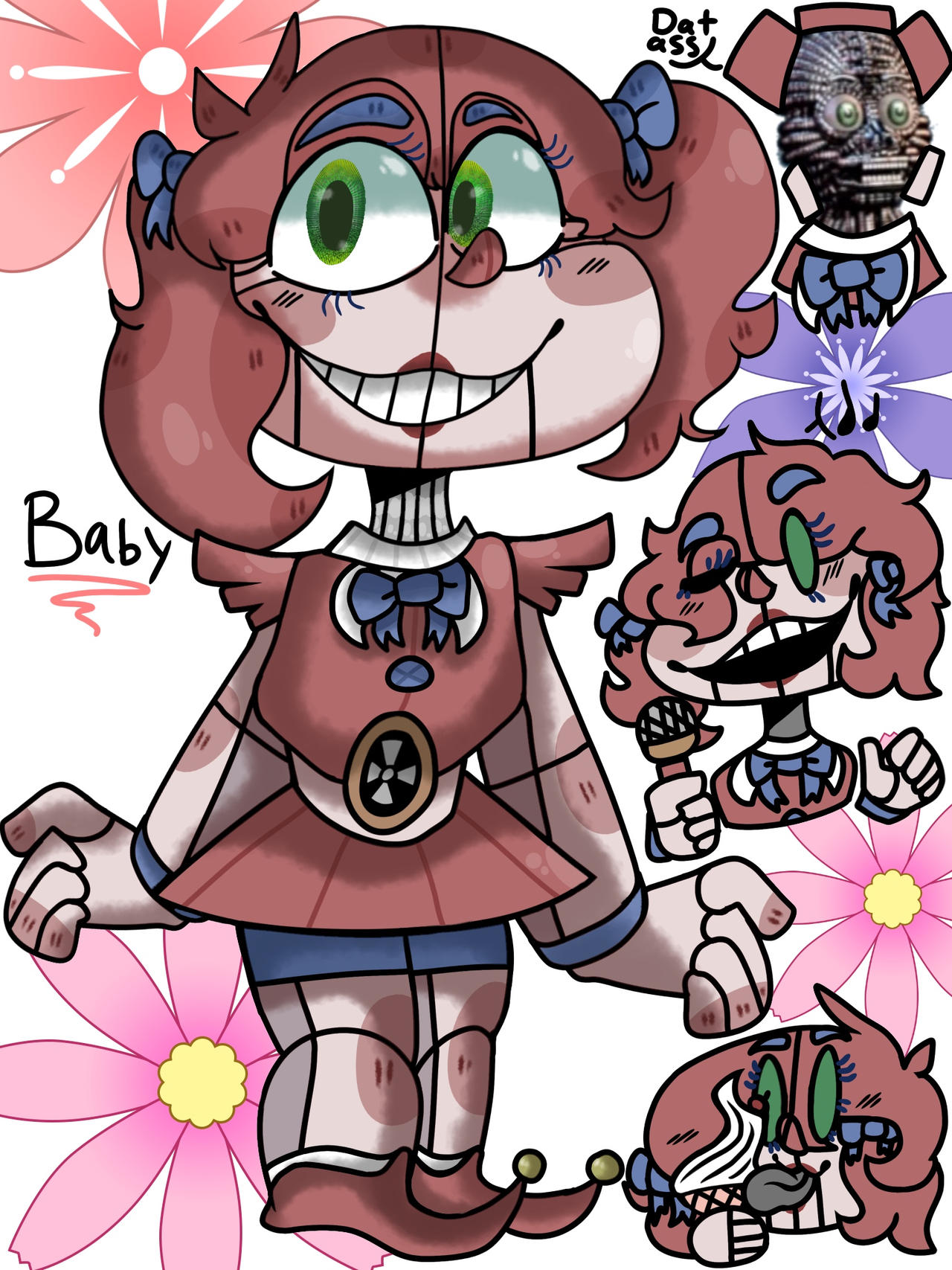 Circus Baby Sister Location By Sadantboi Dcu220r Full Wallpaper
