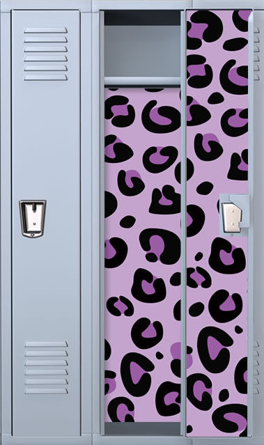 Print Violet Magic Full Length School Locker Wallpaper