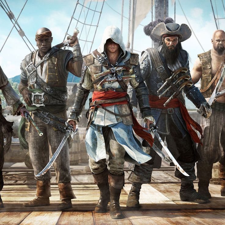 Adewale Edward Kenway And Blackbeard Assassin S Creed Iv Black
