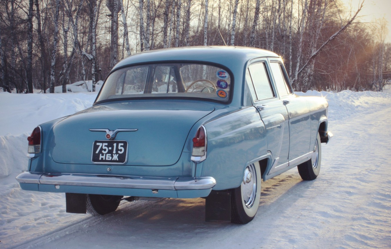 Wallpaper Snow Retro Background Ussr Car Legend