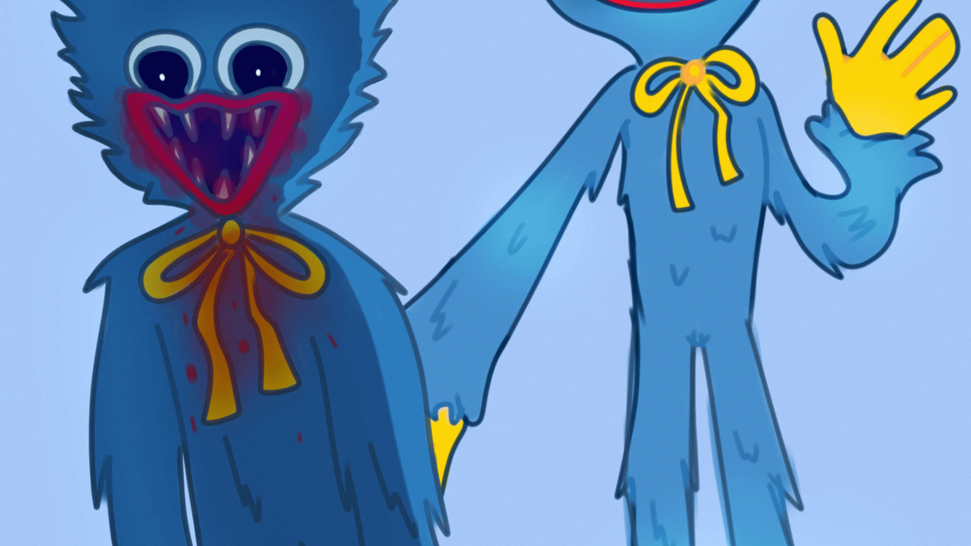 Huggy Wuggy Wallpaper Helt Gratis
