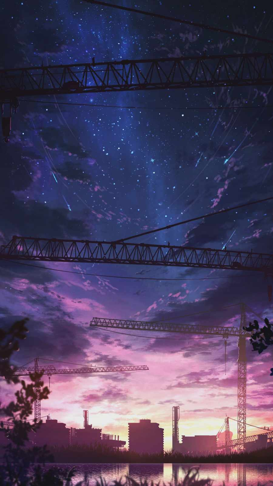 City Construction Anime IPhone Wallpaper IPhone Wallpapers