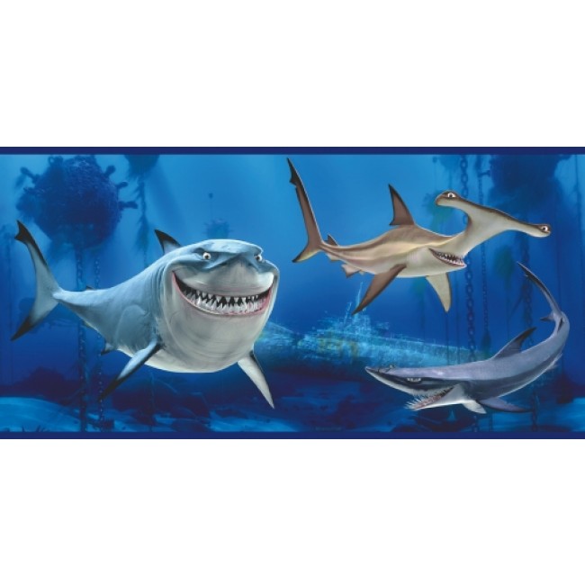 Chum The Sharks From Finding Nemo Border All Walls Wallpaper