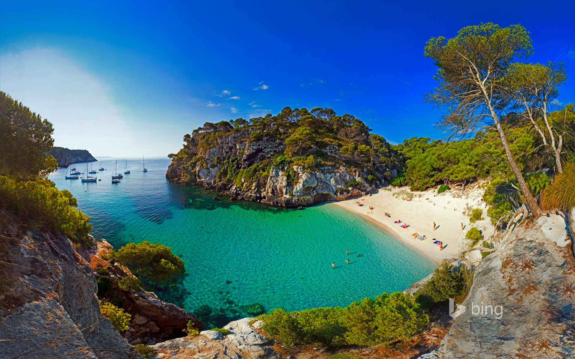 praia de Macarelleta fica em Minorca na Espanha Michele Falzone