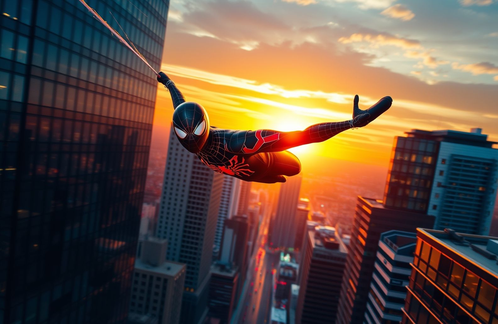 Black Spiderman Wallpaper