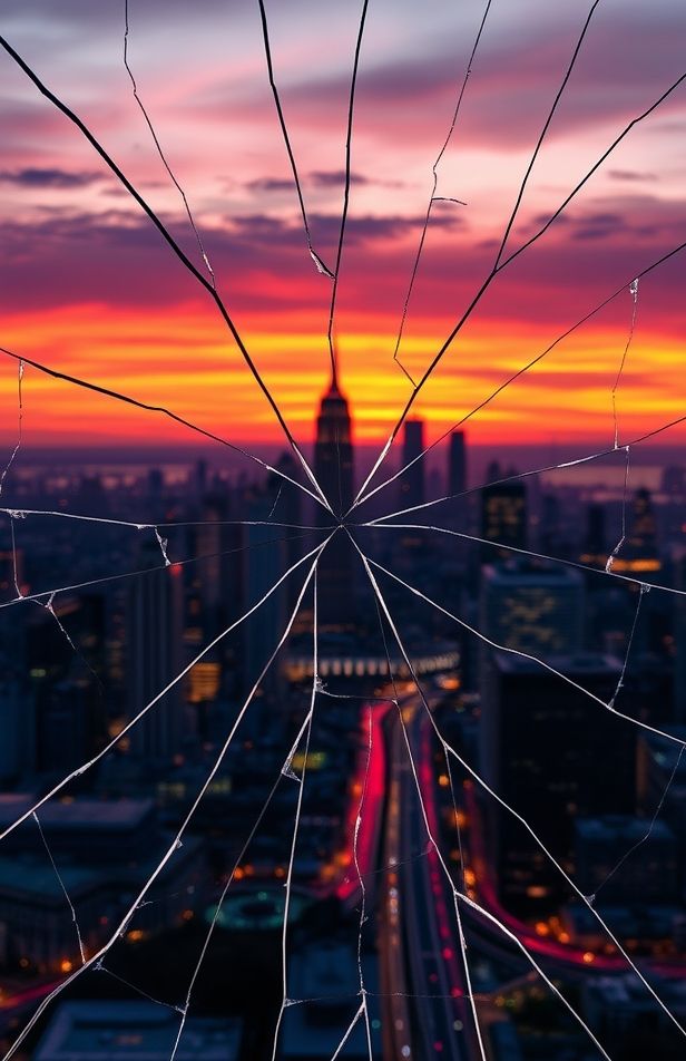 Wallpaper Cracked Screen