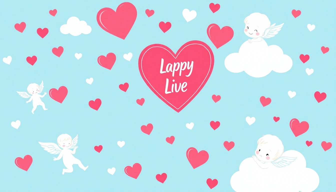 Blue Happy Valentines Day Wallpaper