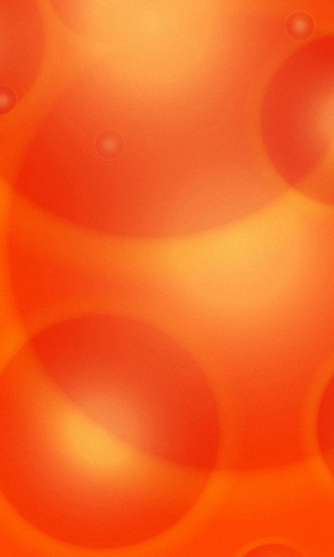 HD Orange Abstract Bubbles Samsung Phone Wallpaper Mobile Background