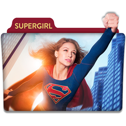 Supergirl Tv Series Folder Icon V5 By Dyiddo