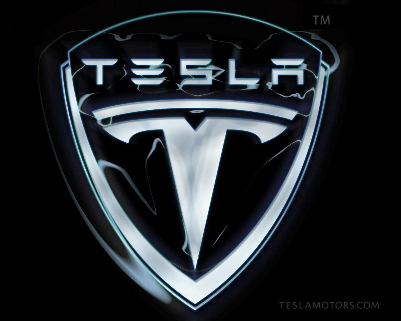 Free Wallpaper Tesla Logo