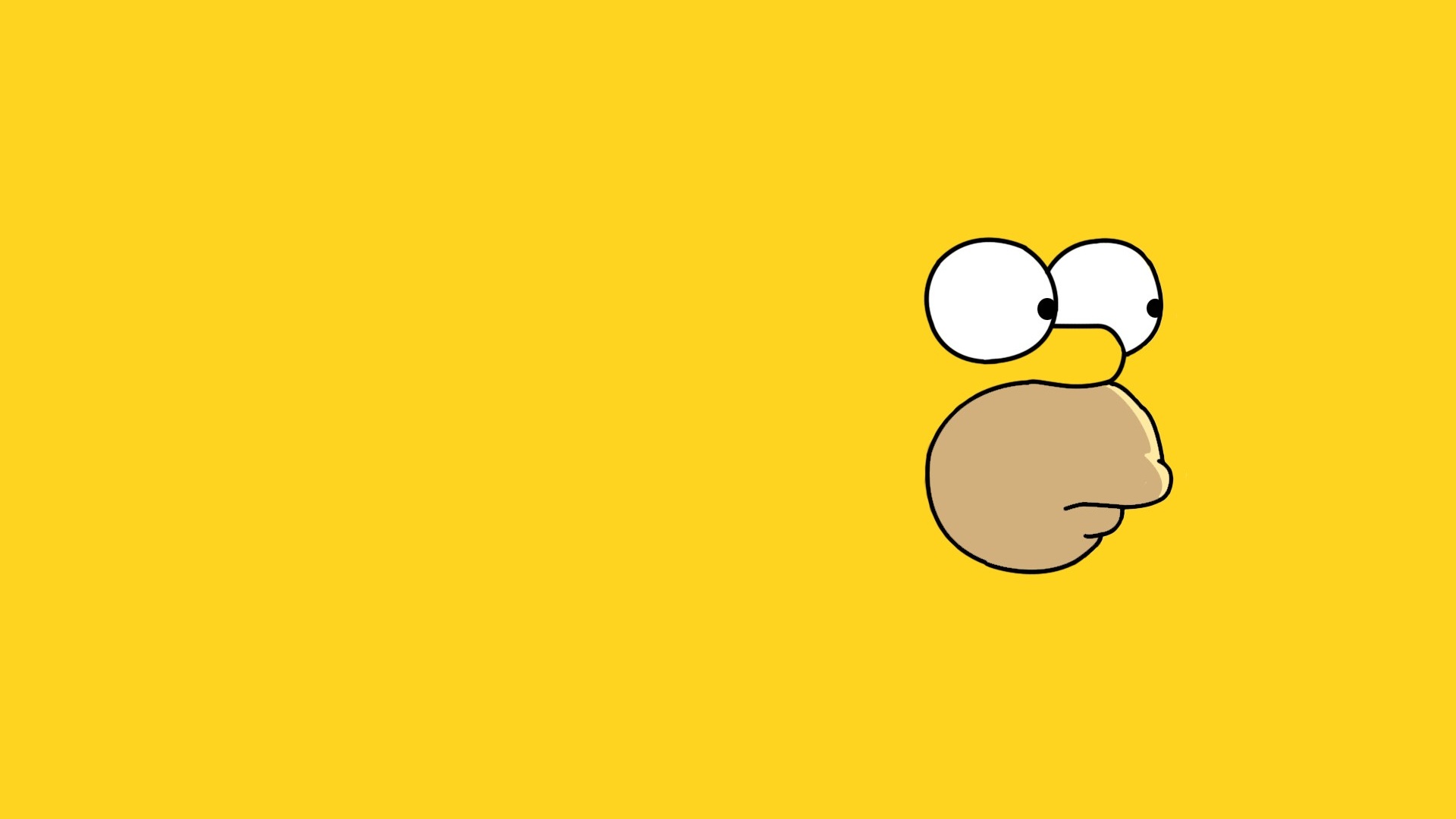 Homer Simpson Eating Donuts Wallpaper