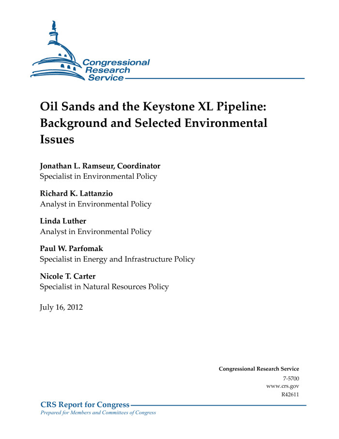 Oil Sands And The Keystone Xl Pipeline Background Selected