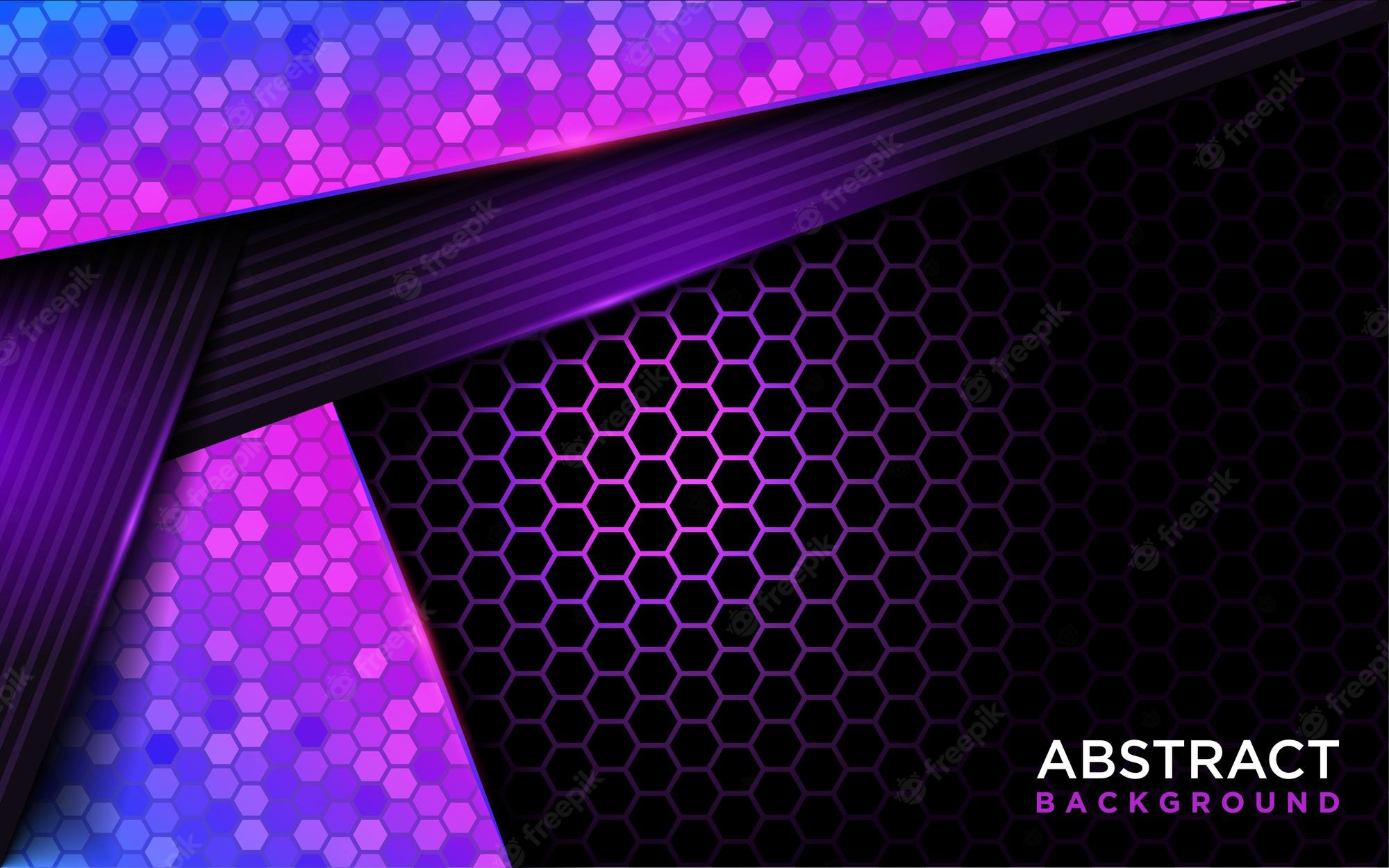 Premium Vector Modern Futuristic Dark Purple Background Bined