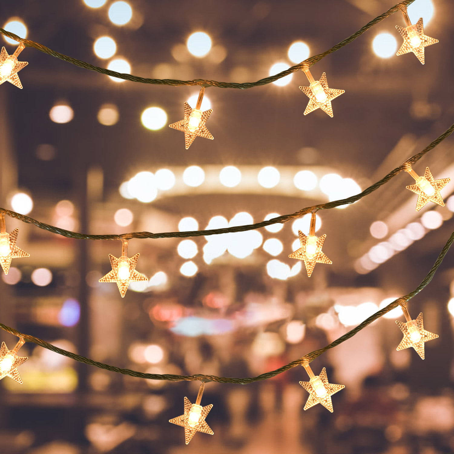 Enjoy The Beauty Of Fairy Lights Twinkle Away And Create A Wallpaper