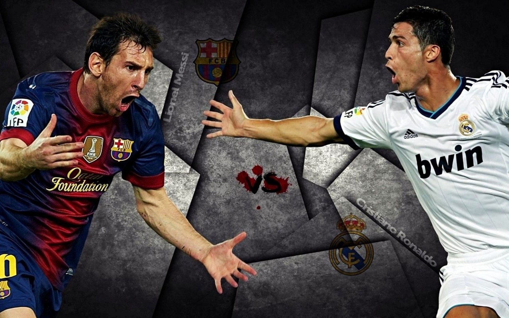 Messi And Ronaldo High Definition Wallpaper Football HD