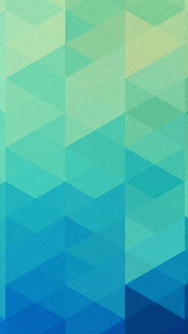 Triangle Art Euro Blue Moda Pattern iPhone Wallpaper