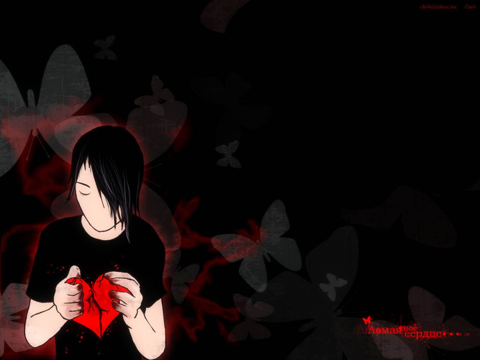 Emo Heart Wallpaper Of Boys And Girls