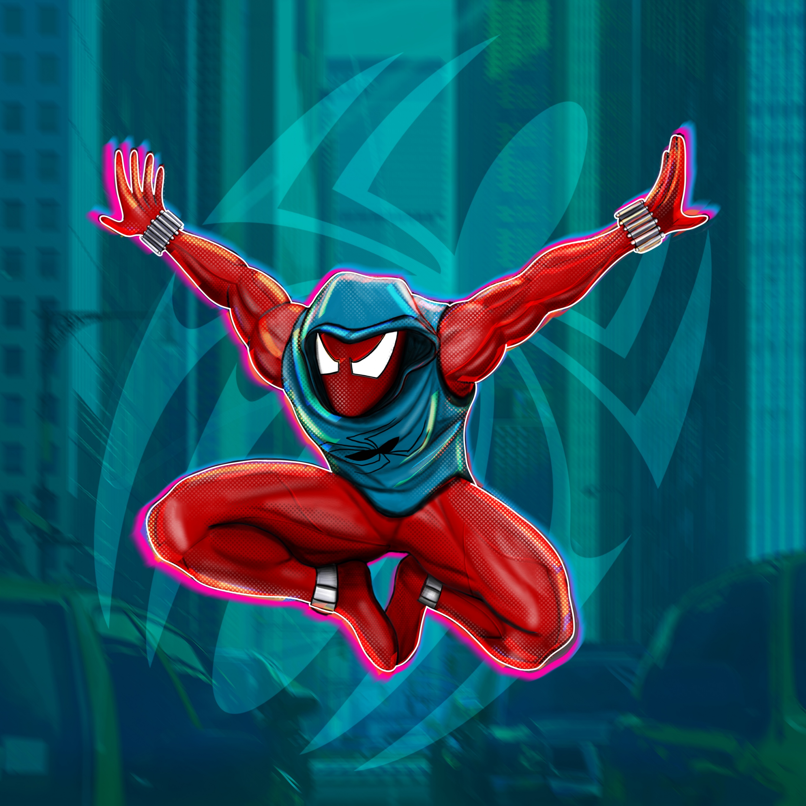 Scarlet Spider Wallpaper 4k