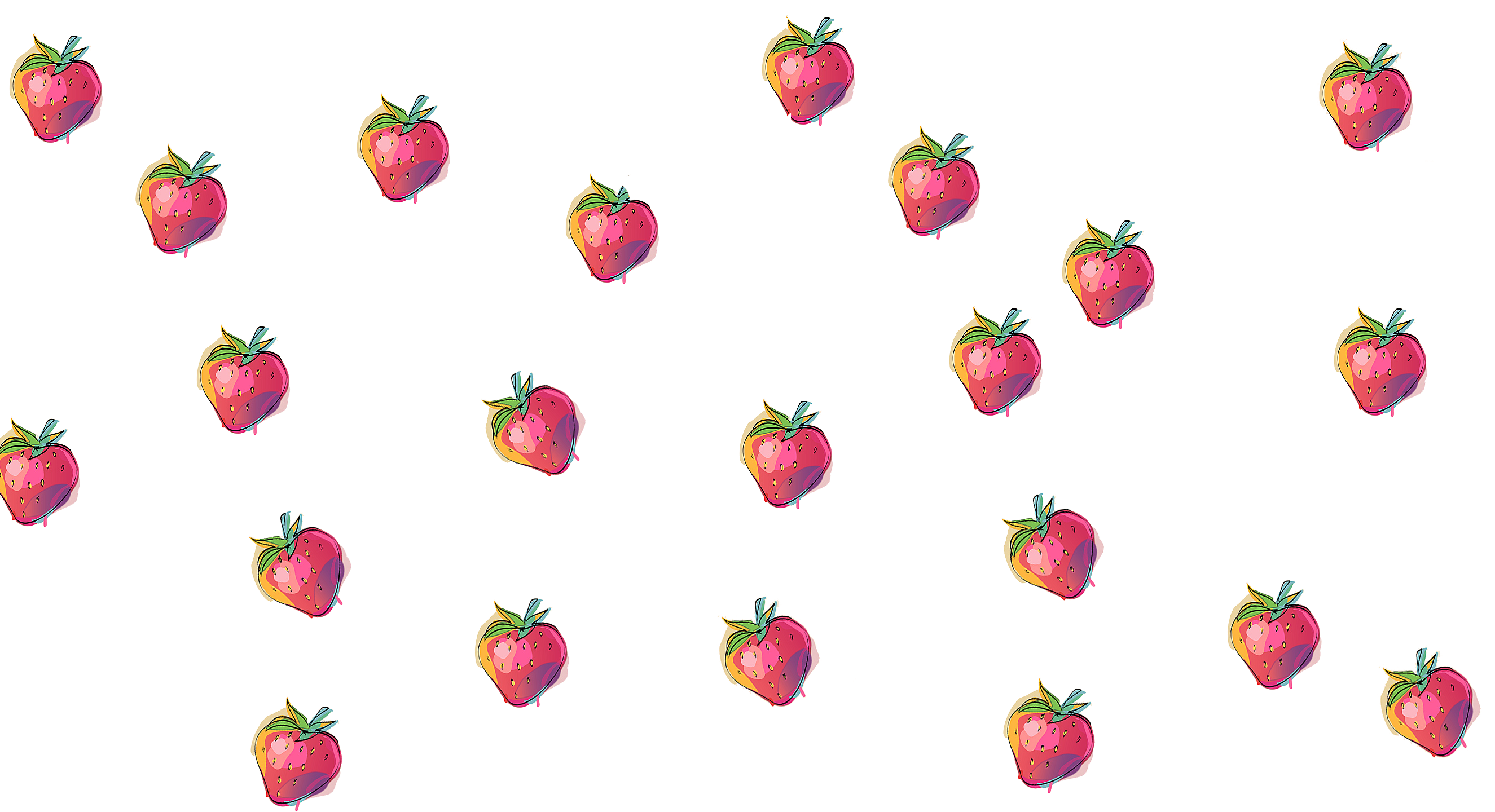 Strawberries iPhone Desktop Wallpaper